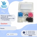 Kit de pulidores composite p/ contraangulo c/ 8 un. ECOCOMP  - RA 210 - Dochem