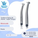 Turbina 4 Spray de titanio - Super Torque - Westcode