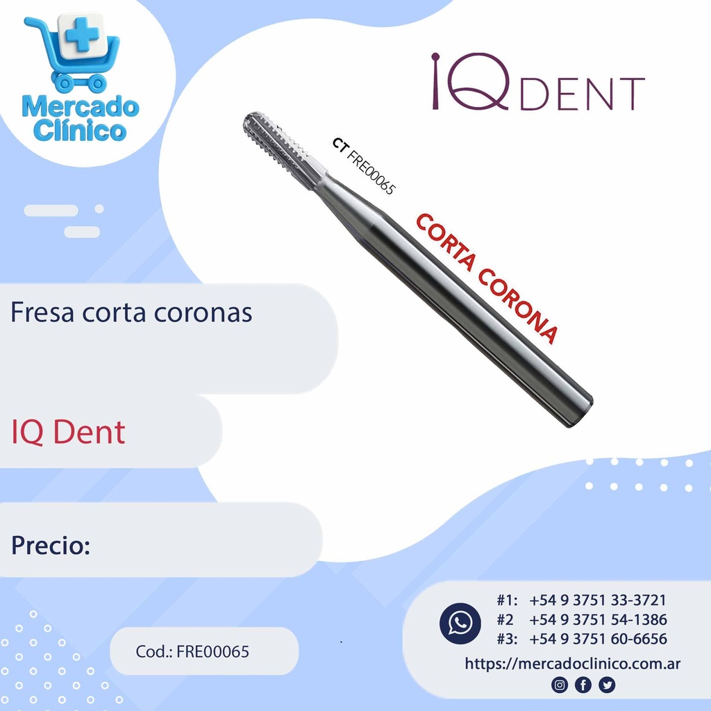 Fresa corta corona - IQ Dent