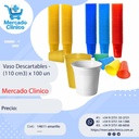 Vasos  Descartables 110cc X 100 Unidades