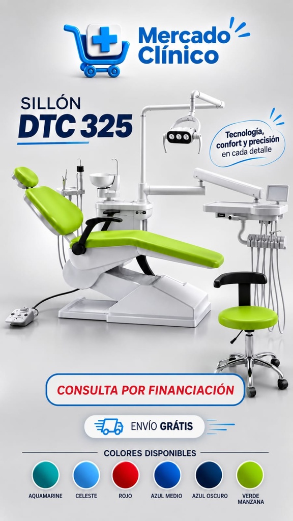 Sillon equipo Dental   DTC-325- Colgante - Cx 