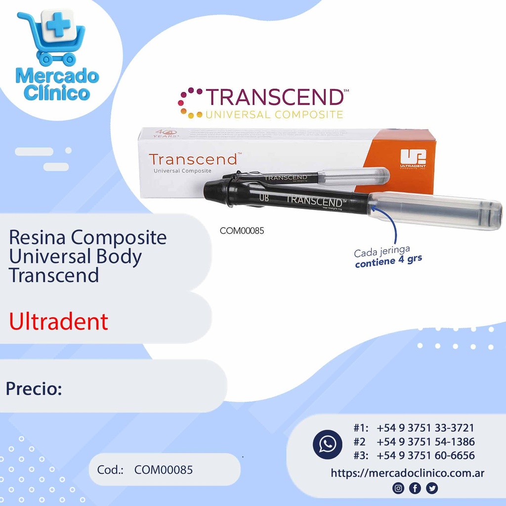 Resina Composite Universal Body Transcend - Ultradent