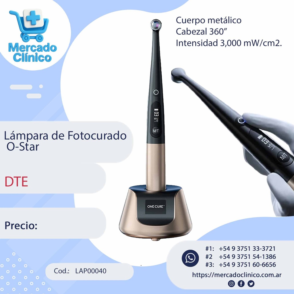 Lámpara de Fotocurado O-Star  - DTE