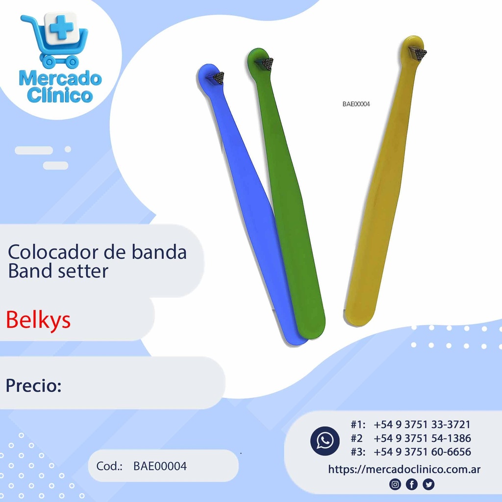 Colocador / aplicador de banda - Band setter - Belkys