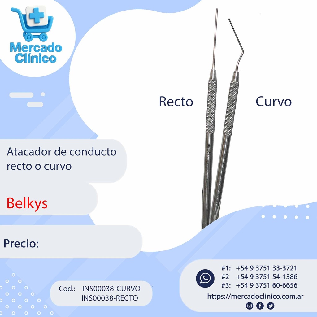 Atacador de conducto endo - Belkys