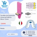 Tornillos expansor / disyuntor - Expansión  Universal Inferior Micro 12mm - Leone