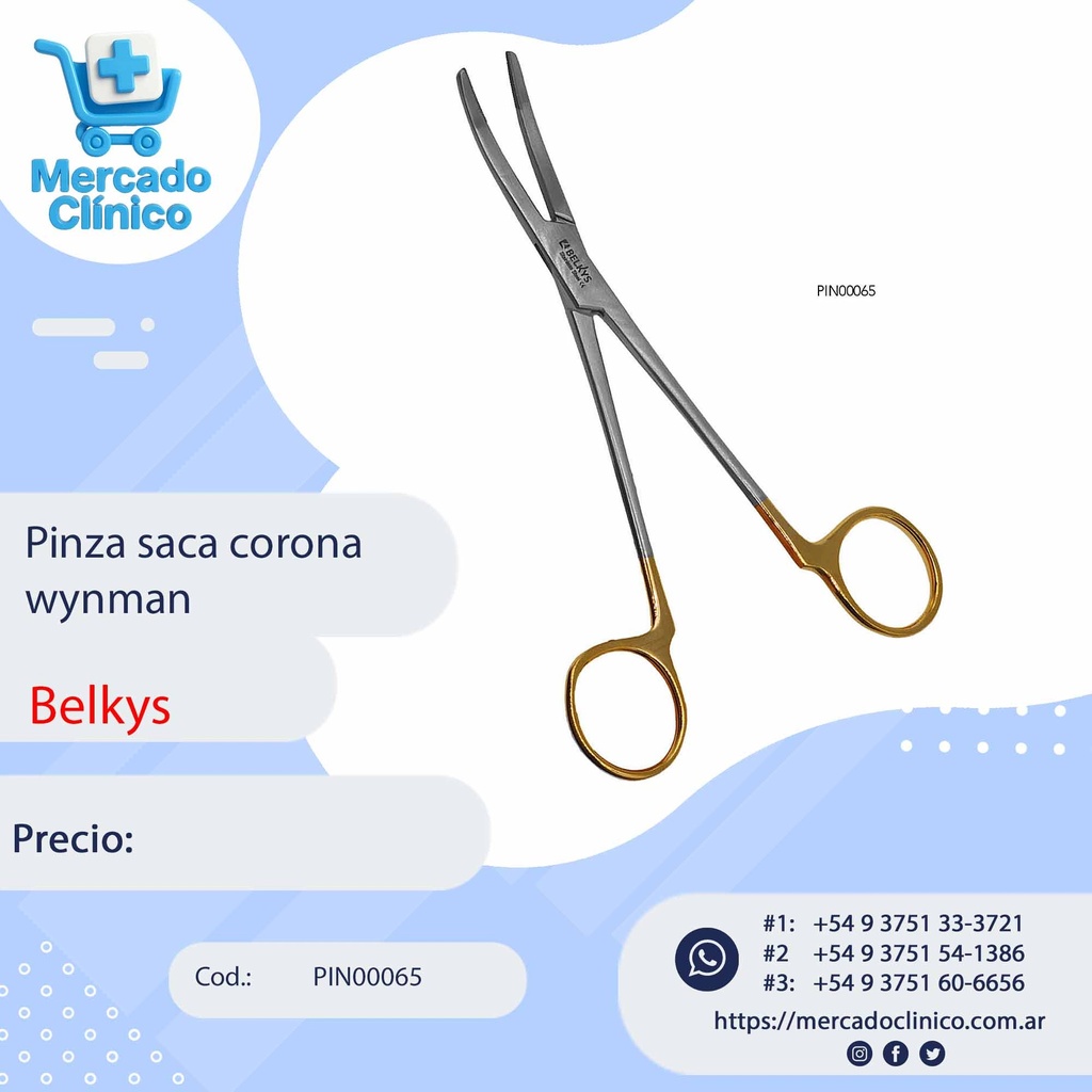 Pinza saca corona wynman - Belkys