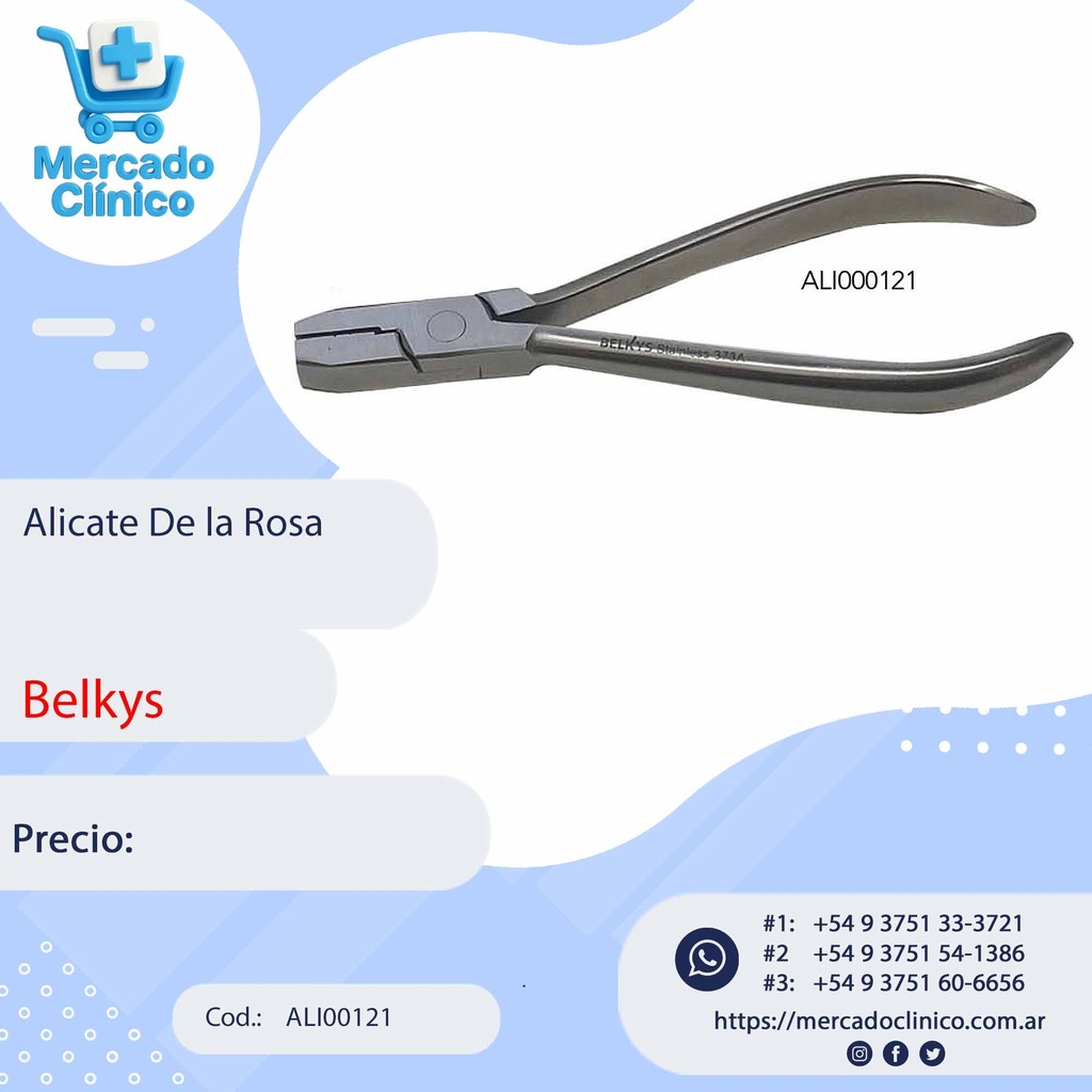Alicate De La Rosa - Belkys