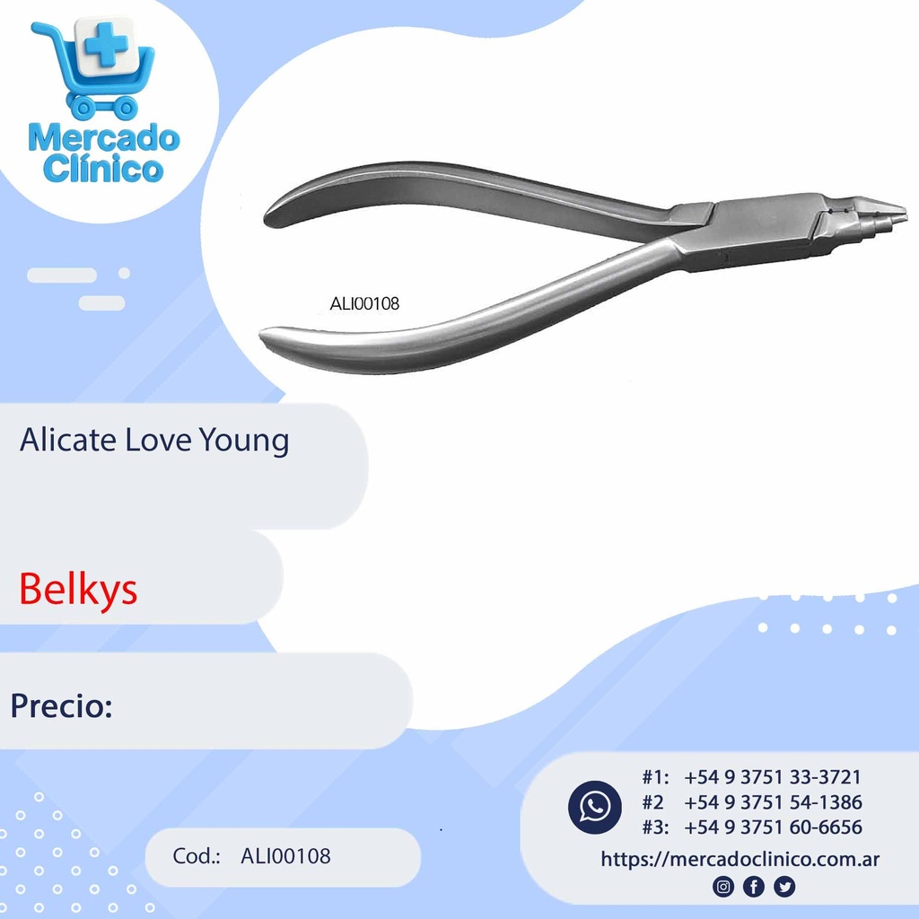 Alicate Love Young - Belkys