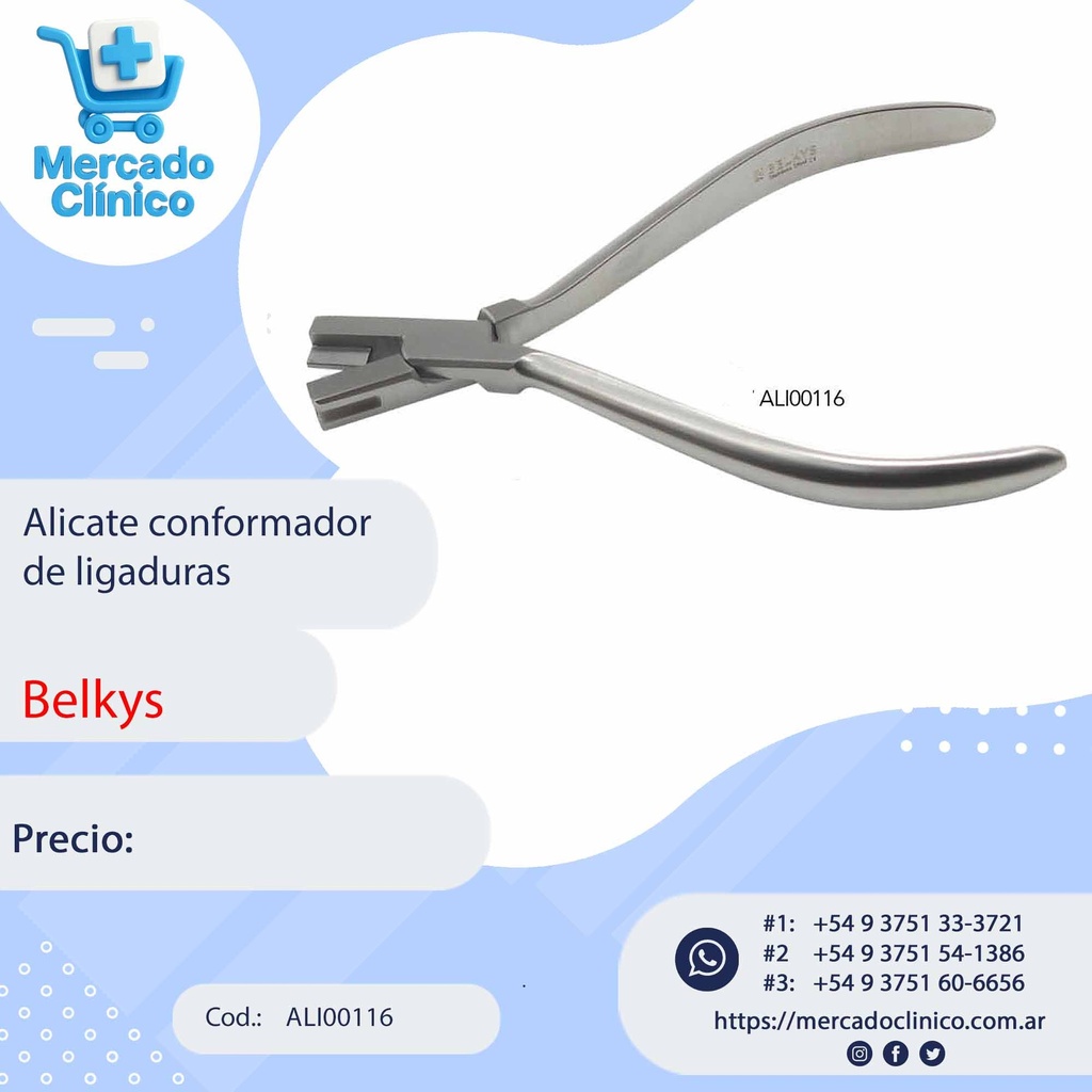 Alicates conformador de ligaduras - Belkys