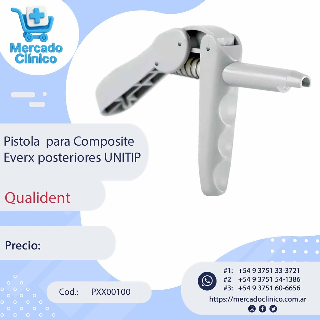 Pistola  para Composite Everx posteriores UNITIP - Qualident