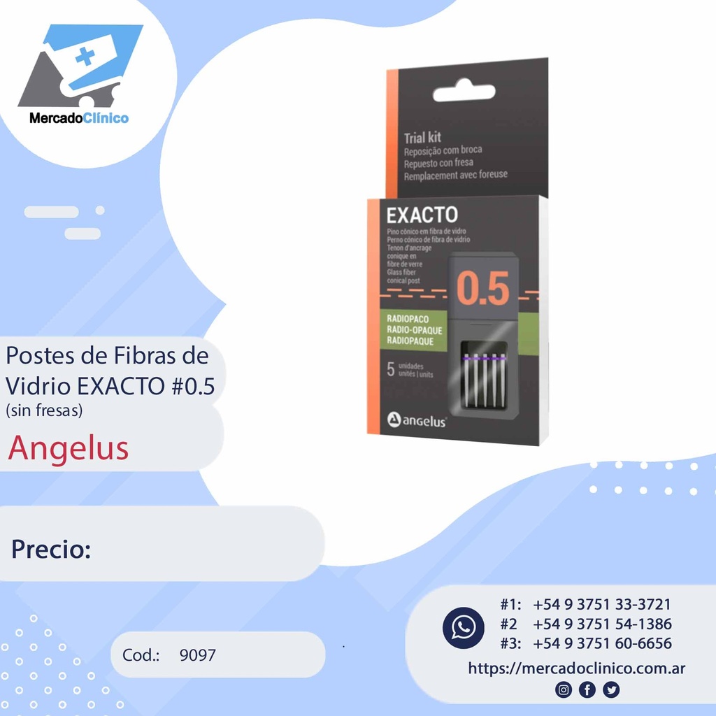 Postes de fibra de vidrio  - EXACTO - Angelus