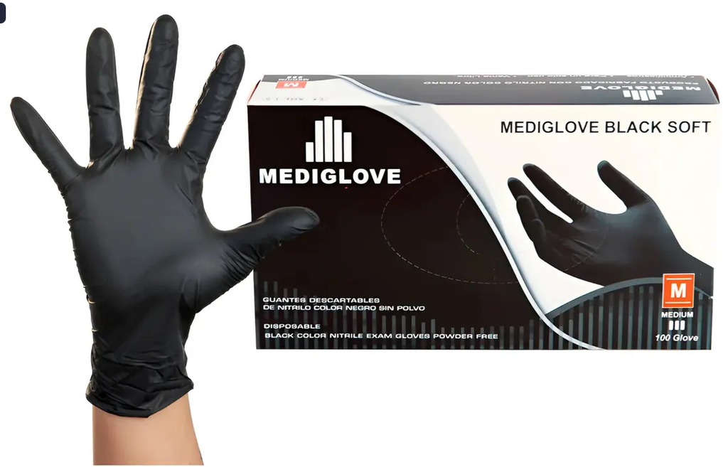 Guantes NITRILO - Cajita X 100 Un - Mediglove