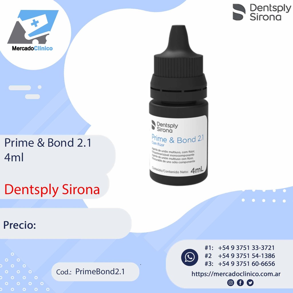 Adhesivo Prime & Bond 2.1 - Dentsply Sirona