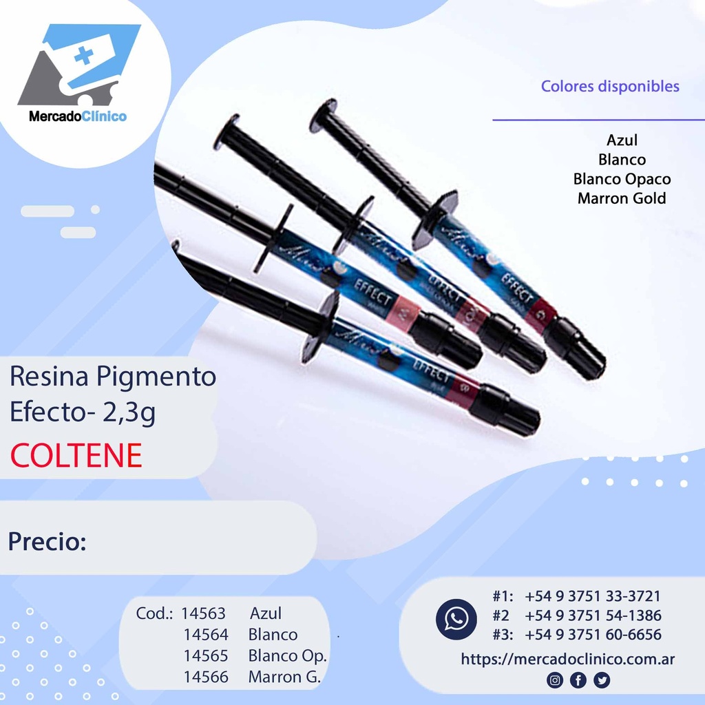 Resina Pigmento Efecto - 2,3g - COLTENE