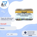 Topes de silicona p/ endodoncia x100 - densell