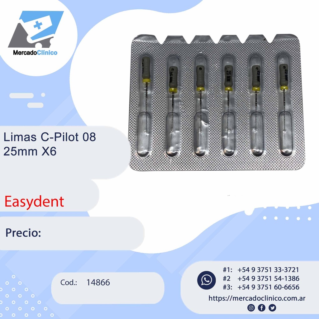 Limas C-Pilot 08 25mm X6 - Easydent