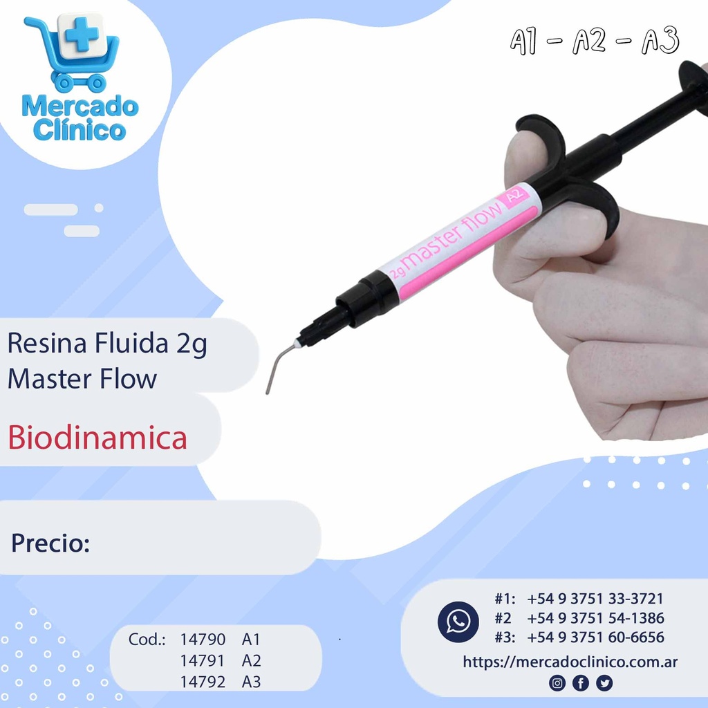 Resina Flow - MASTER FLOW - Biodinamica