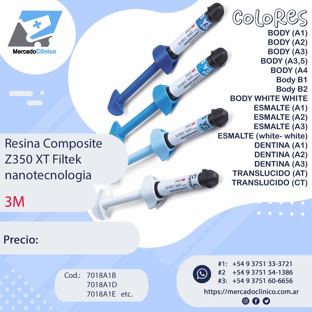 Resina compuesta Z350 XT Filtek - 3M