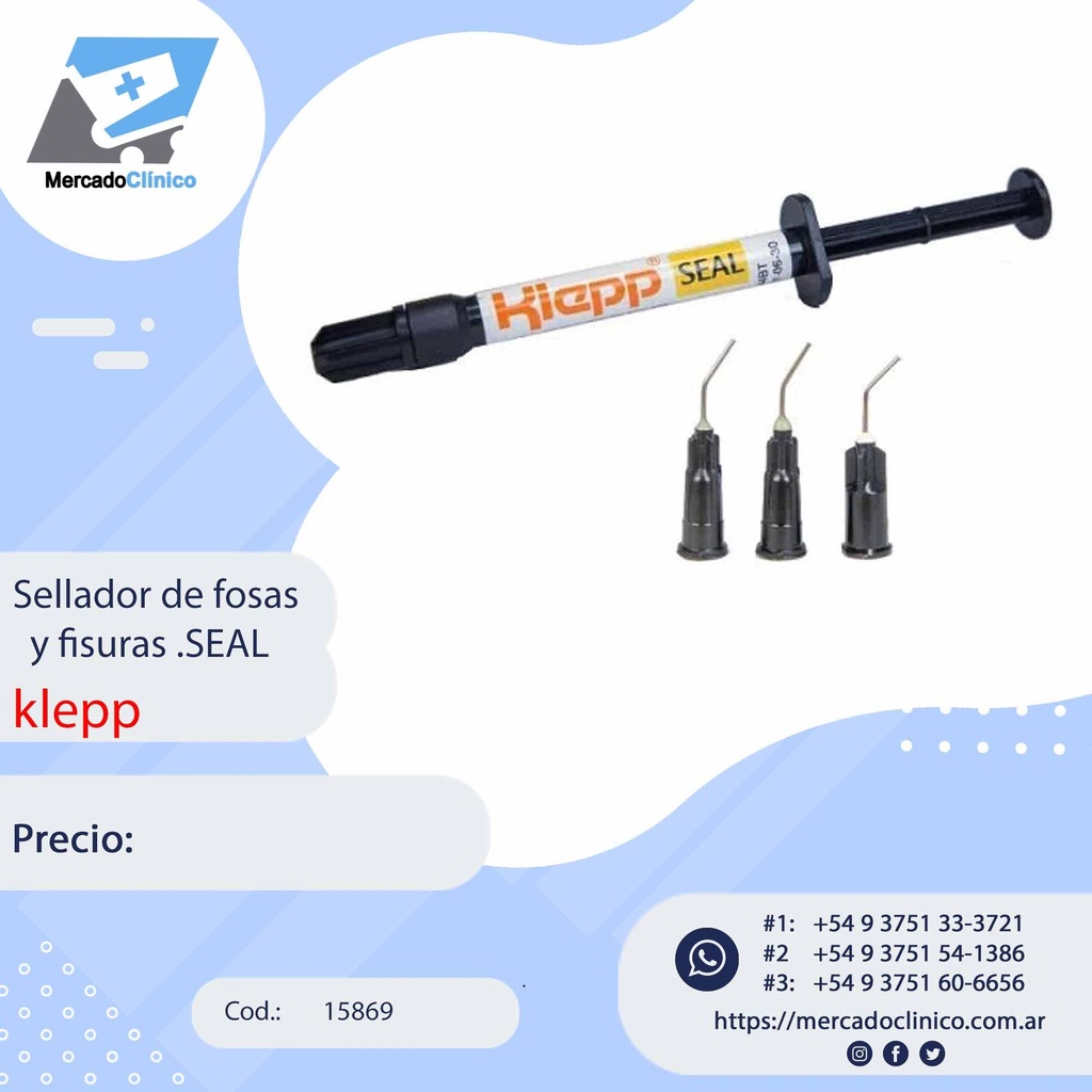 Sellador de fosas y fisuras -foto - SEAL - KLEPP