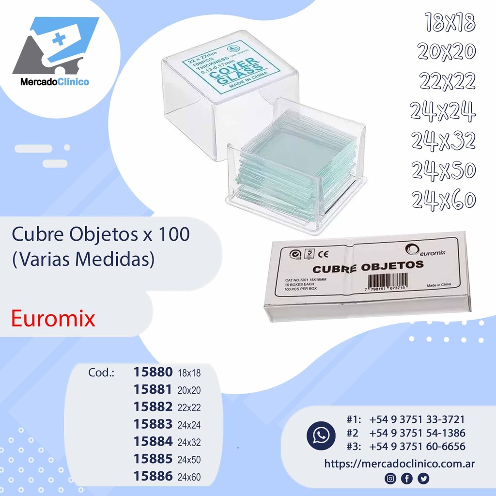 Cubre Objeto x 100 Un - Dif. Tamaños - EUROMIX