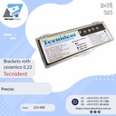 Brackets Cerámico Roth 0,22 - Estético translúcido - 225-000 -Tecnident