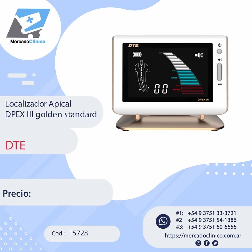 Localizador de Ápice  DPEX III - Woodpecker