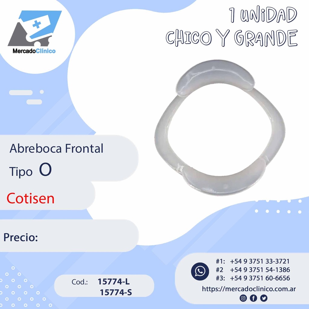 Abreboca Frontal Tipo O - Cotisen