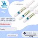 Ácido Ortofosfórico 37% - c/3 Un. de 3gr c/u - Attaque gel - Biodinamica
