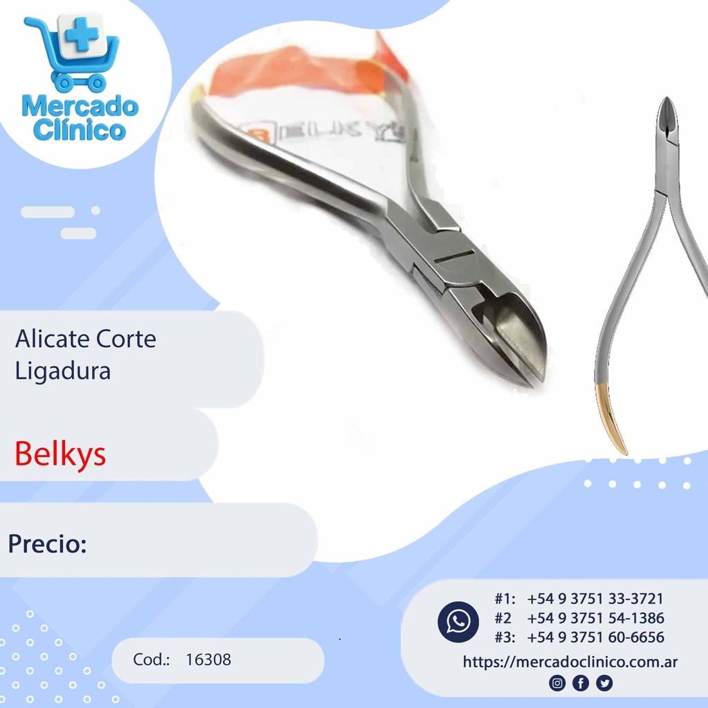 Alicate Corte Ligadura - Belkys