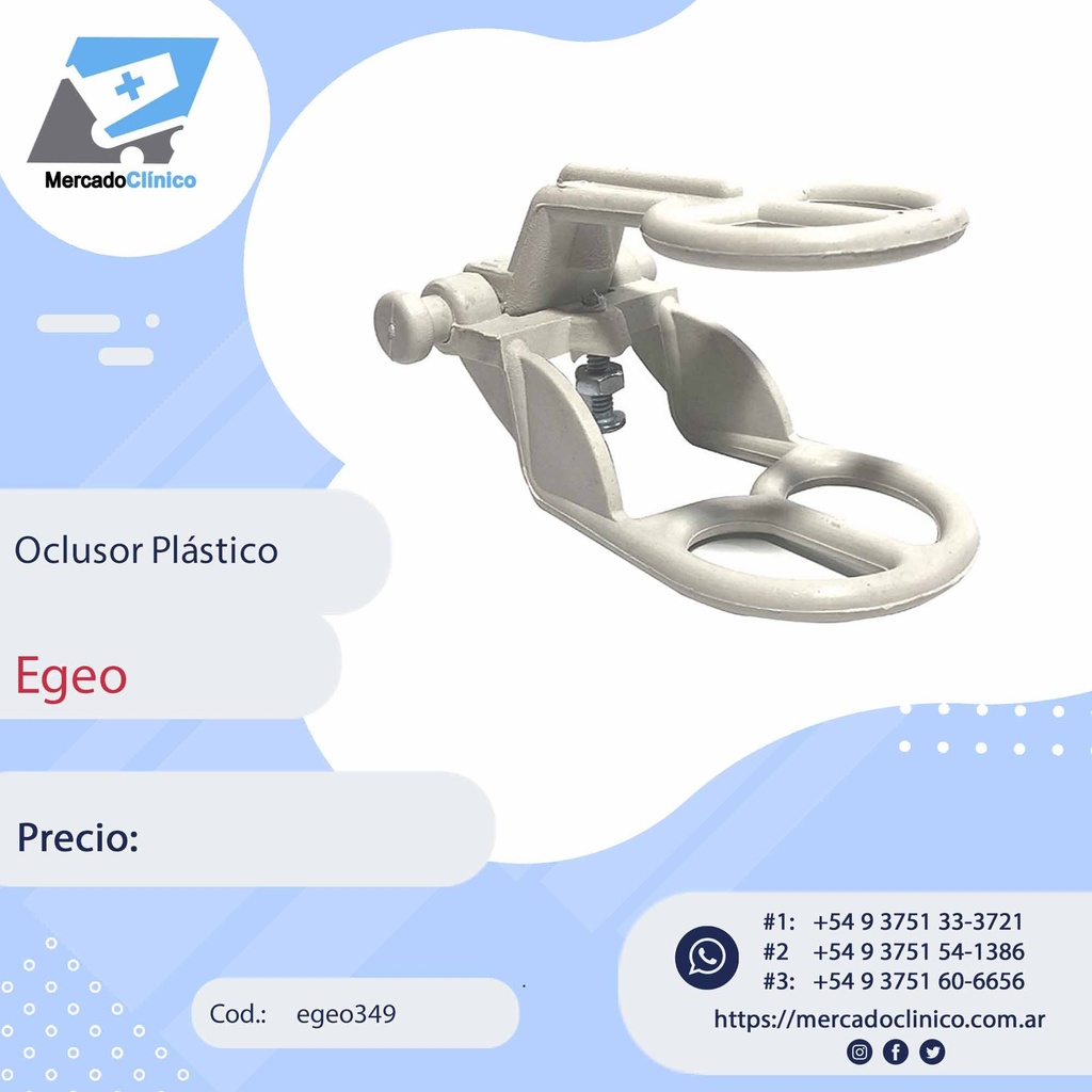 Oclusor plástico - Egeo