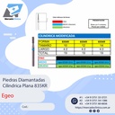 Piedras Diamantadas Cilíndrica modificada 835KR - X 5 UNIDADES - Egeo /  Smdent