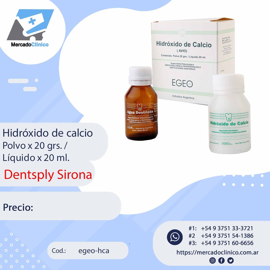 Hidroxido de calcio - Avio - Egeo