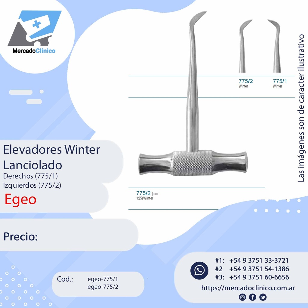 Elevador Winter Lanciolado - Egeo