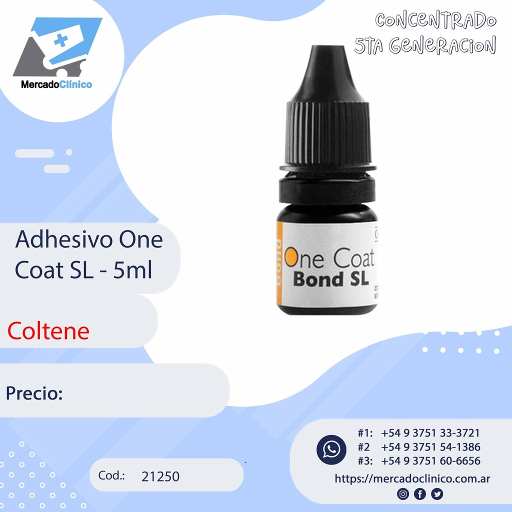 Adhesivo One Coat SL - 5ml - Coltene