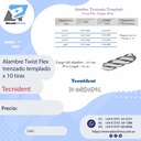 Alambre Twist Flex - trenzado templado -
x 10 tiras - Tecnident