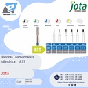 Piedras diamantadas- cilíndrica corta 835 - x unidad - Jota