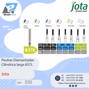 Piedras diamantadas- cilíndrica corta 837L - x unidad - Jota