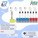 Piedras diamantadas- Cónica BORDE redondeada  846KR - x unidad - Jota