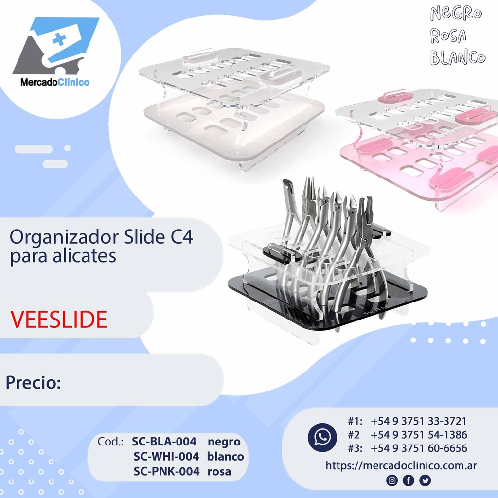 Organizador Slice C4 para alicates - Veeslide