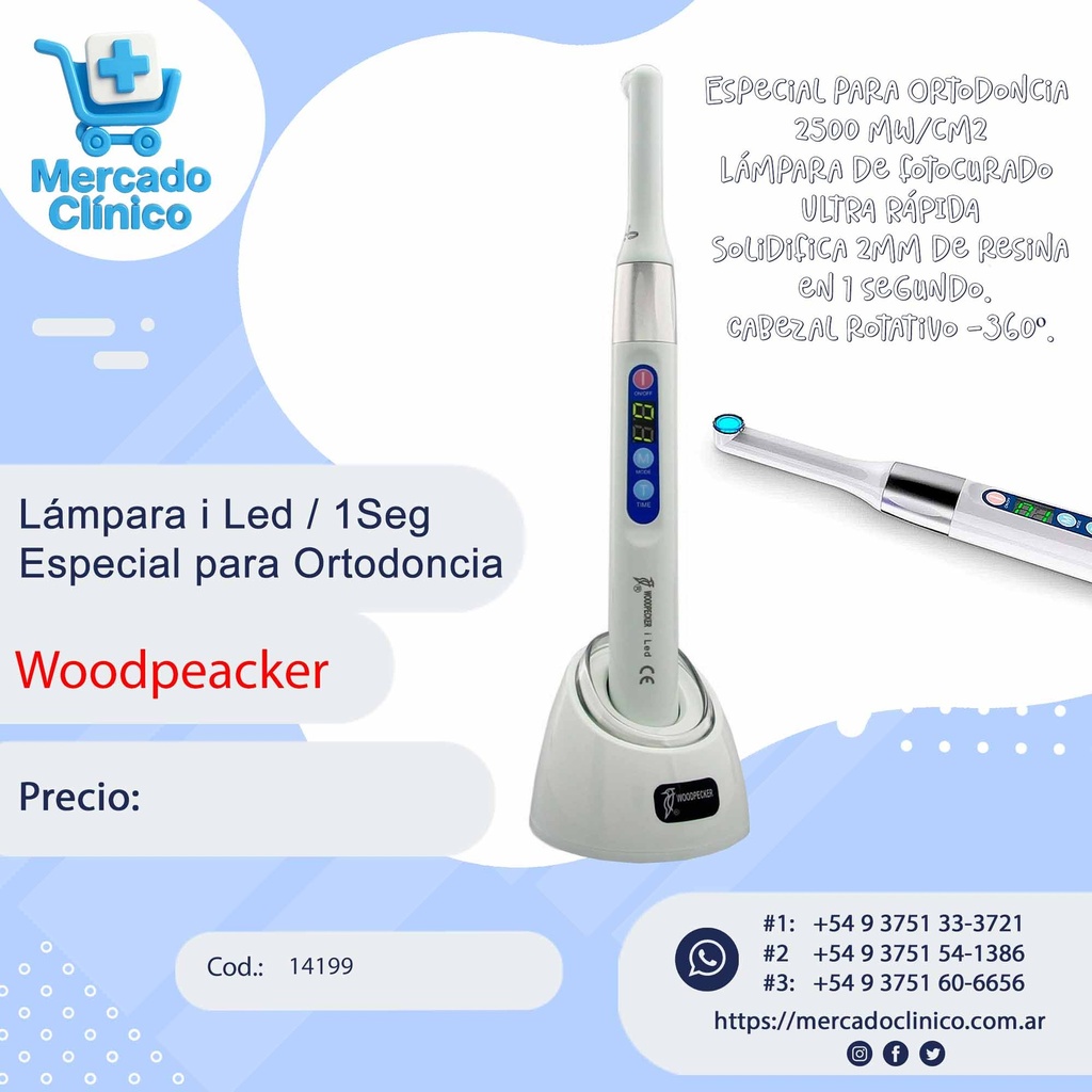 Lámpara I-Led -1 Segundo - Woodpecker