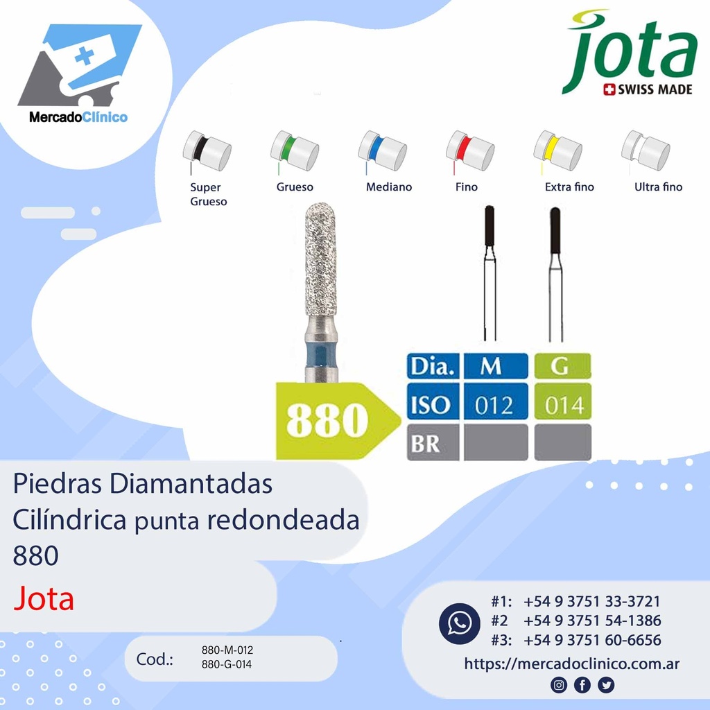 Piedras diamantadas- Torpedo cilíndrica  -  869 - x unidad - Jota (copia)
