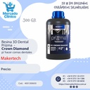 Resina 3D Dental Prizma  - Crown Diamond  p/ hacer cornas dentales  -  300gr- Makertech