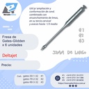 Fresa / ensanchadores de Gates Glidden - x 6 unidades - Deltajet