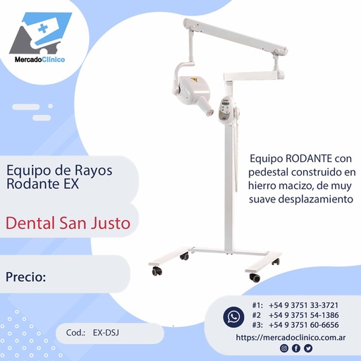 [EX-DSJ] Equipo de Rayos RODANTE EX - Dental San Justo