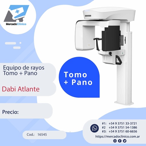 [16545] Equipo de rayos Tomo + Pano - Dabi Atlante