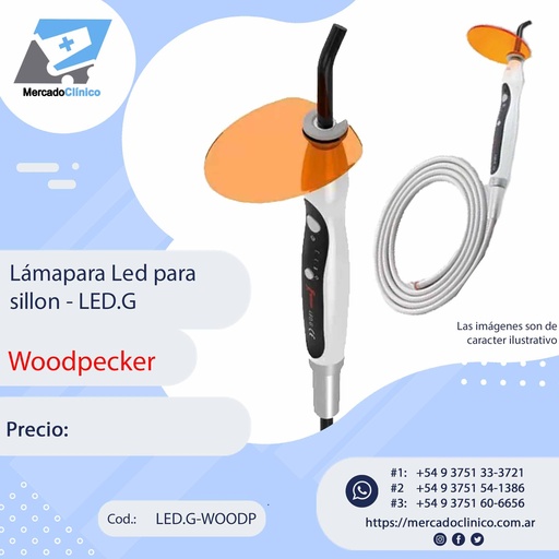 [LED.G-WOOD] Lámapara Led  para sillon - LED.G  Woodpecker