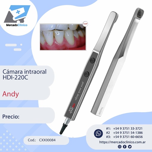 [CXX00084] Cámara intraoral HDI-220C - Andy
