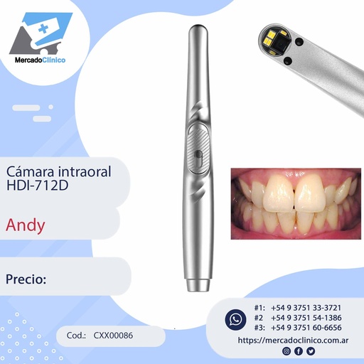 [CXX00086] Cámara intraoral HDI-712D - Andy