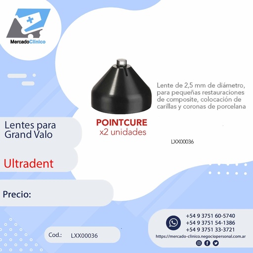 [LXX00036] Lentes para Grand Valo - Pointcure - Ultradent